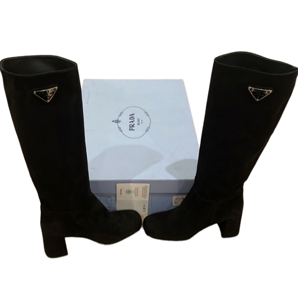 Prada Calzature Donna Camoscio knee high boots - Picture 2 of 12